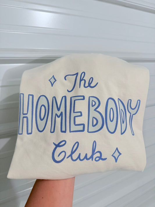 The Homebody Club Blue Design