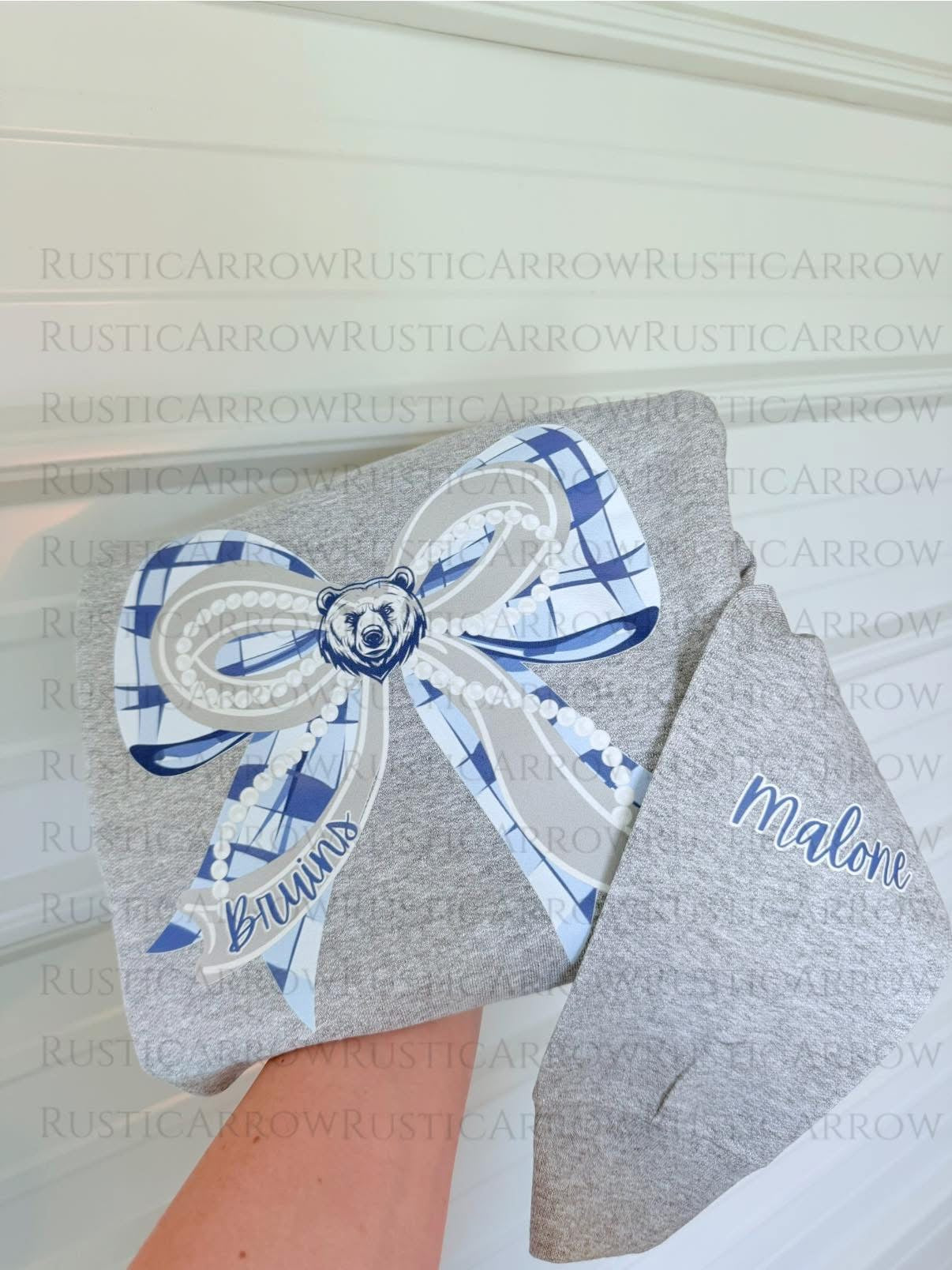 Bruins Bow design with sleeve print design