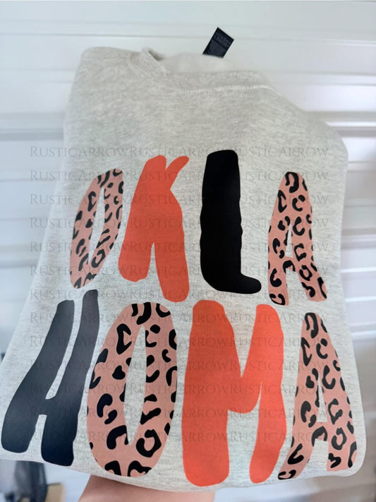 OKLA orange cheetah design