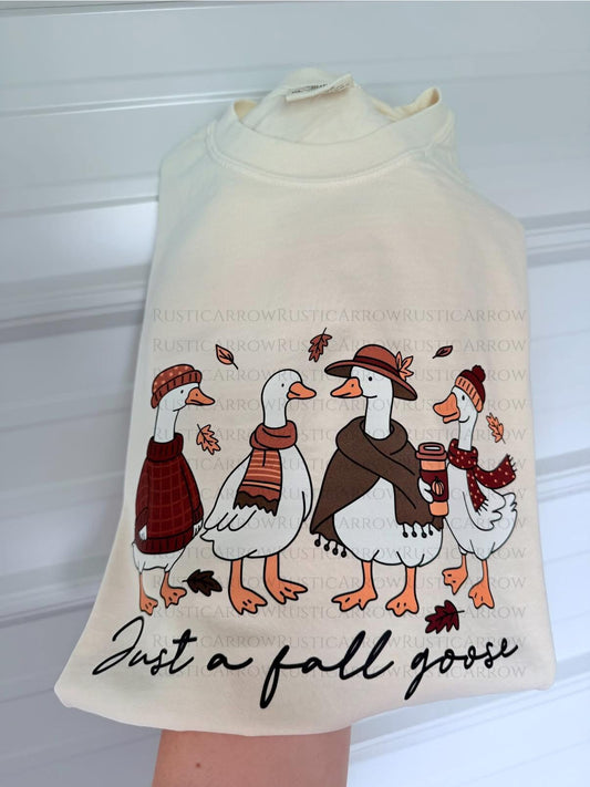 Just a Fall goose design