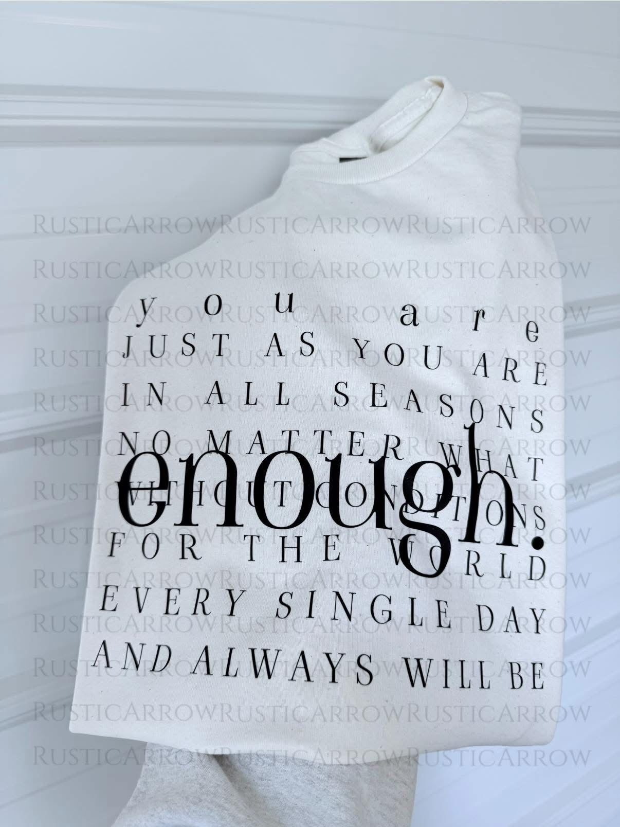 You are enough. Design