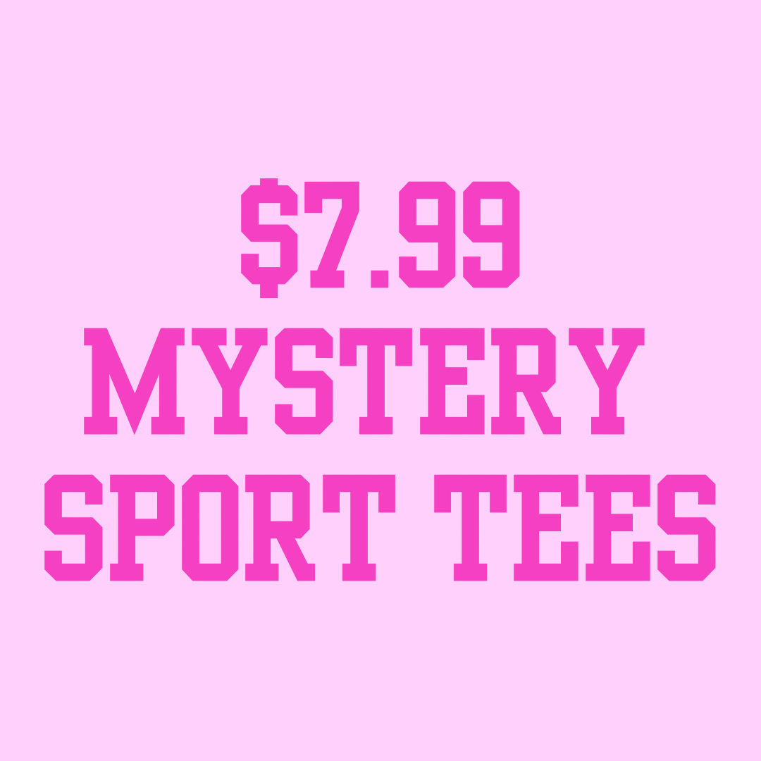 $7.99 mystery sport tshirt