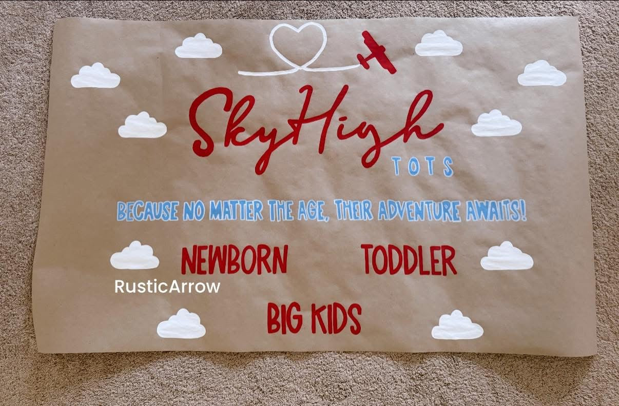 Hand painted banner- design deposit