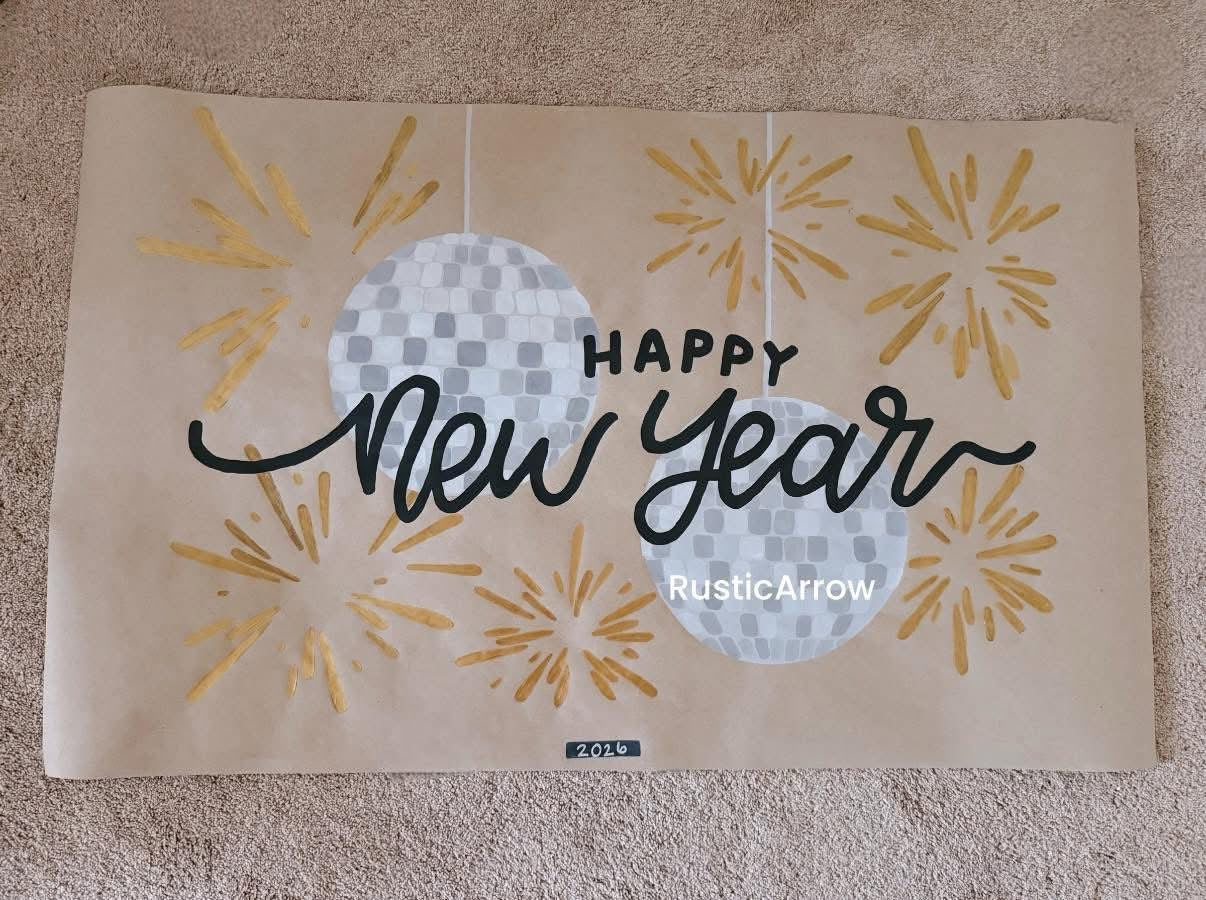 Hand painted banner- design deposit