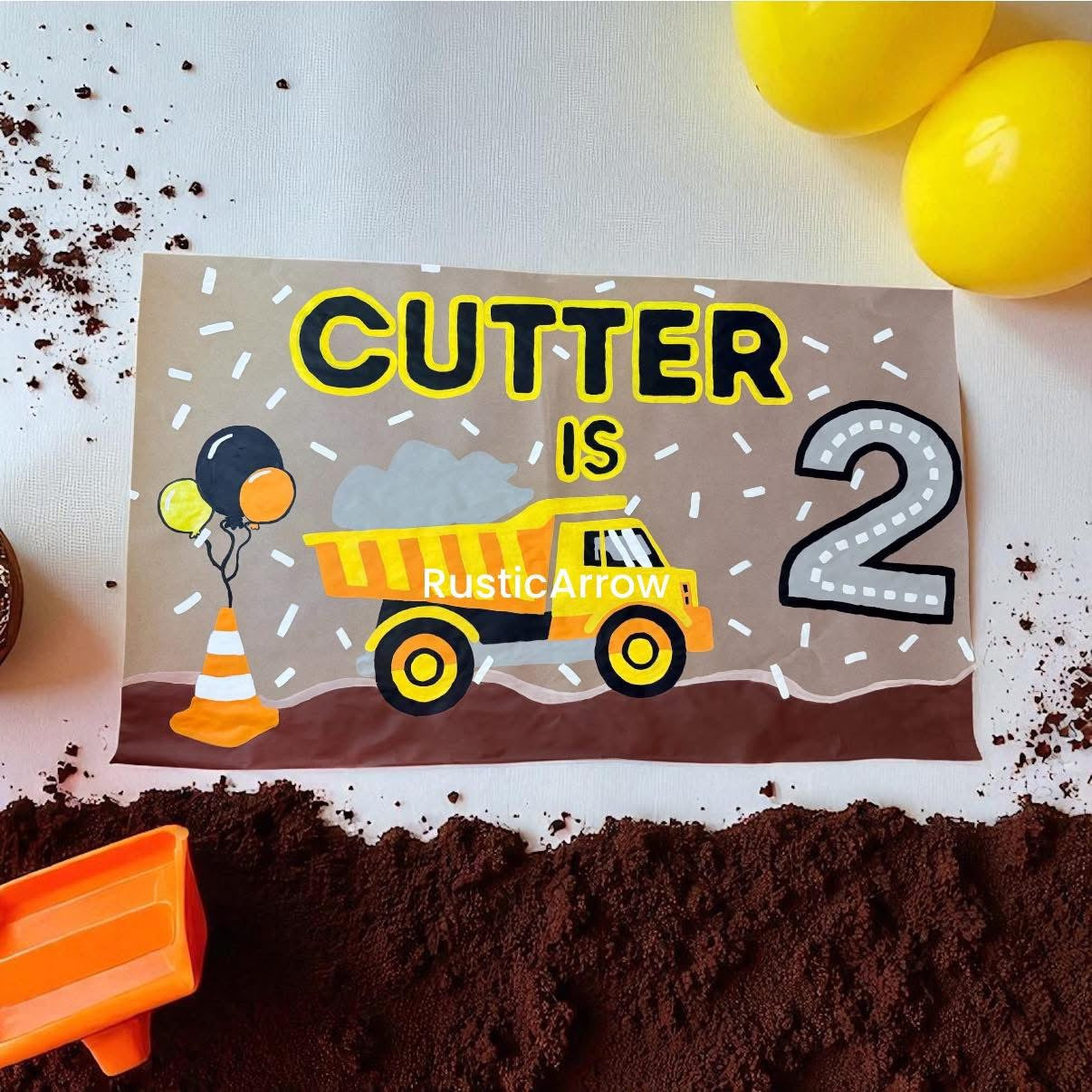 Hand painted banner- design deposit