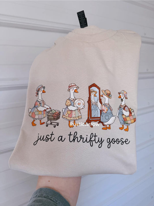 Just a thrifty goose