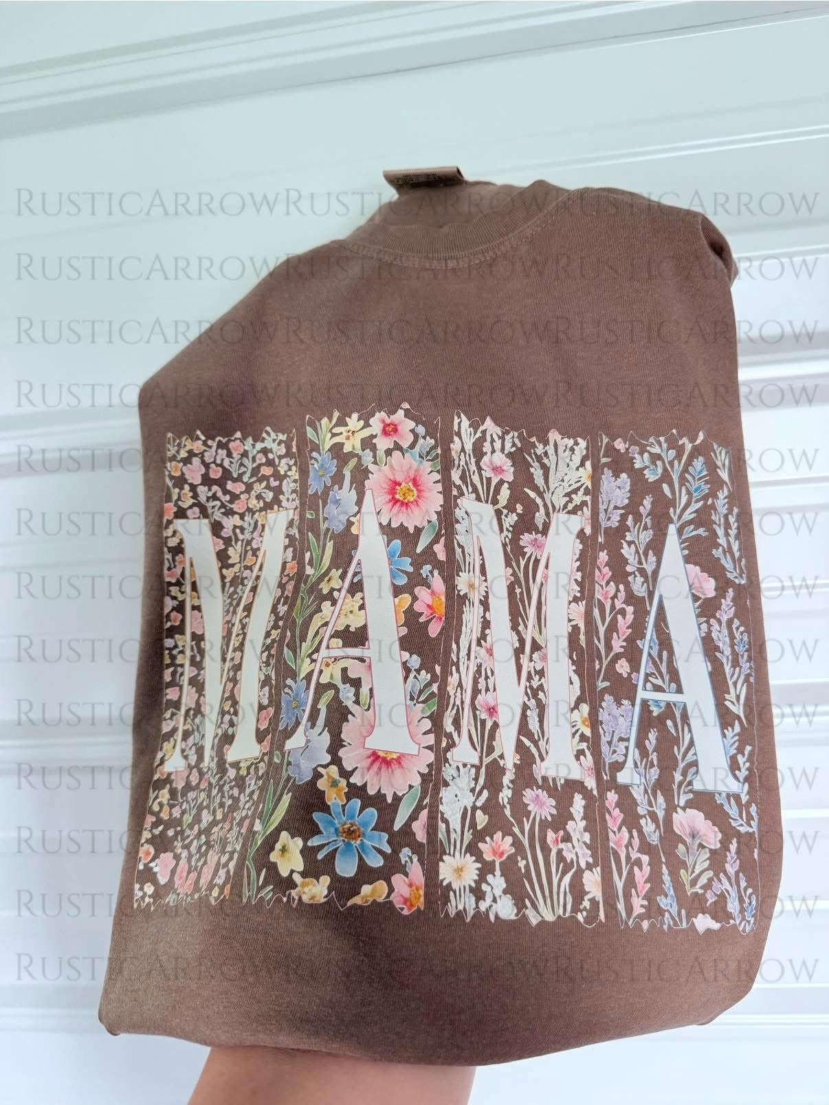 Floral mama block design