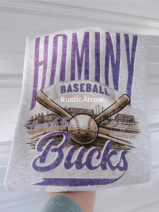 Vintage hominy baseball