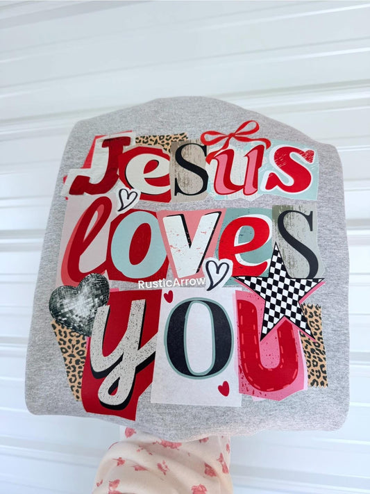 Jesus loves you scraps