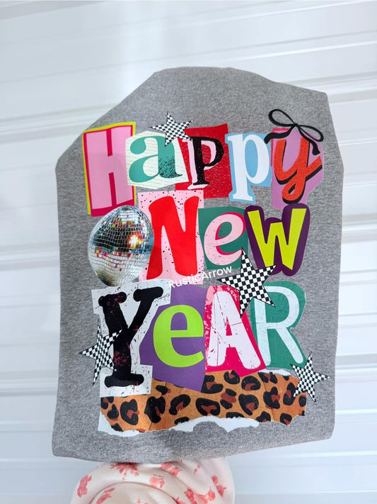 Happy new year scraps